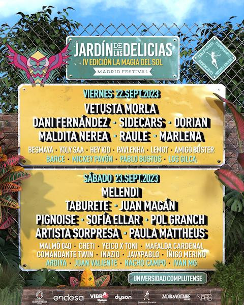 Festival Jardín de las Delicias 2023: El paraíso de la música y el arte ...